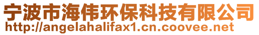 宁波市海伟环保科技有限公司