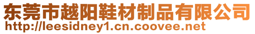 東莞市越陽鞋材制品有限公司
