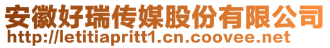 安徽好瑞傳媒股份有限公司