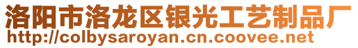 洛陽市洛龍區(qū)銀光工藝制品廠