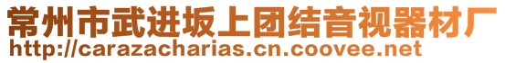 常州市武進坂上團結(jié)音視器材廠