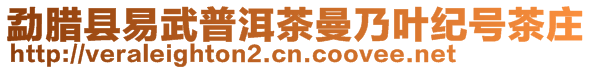 勐臘縣易武普洱茶曼乃葉紀號茶莊