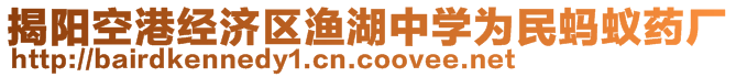 揭陽空港經(jīng)濟(jì)區(qū)漁湖中學(xué)為民螞蟻藥廠