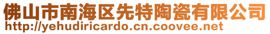 佛山市南海區(qū)先特陶瓷有限公司