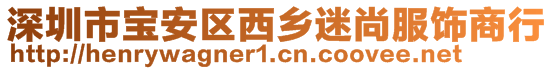 深圳市寶安區(qū)西鄉(xiāng)迷尚服飾商行