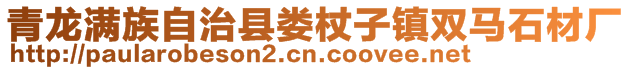 青龙满族自治县娄杖子镇双马石材厂