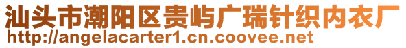 汕頭市潮陽區(qū)貴嶼廣瑞針織內(nèi)衣廠