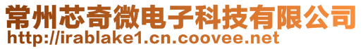 常州芯奇微電子科技有限公司