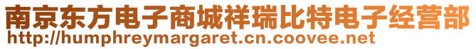 南京東方電子商城祥瑞比特電子經(jīng)營部