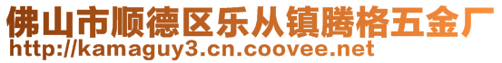 佛山市順德區(qū)樂從鎮(zhèn)騰格五金廠