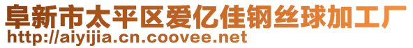 阜新市太平区爱亿佳钢丝球加工厂
