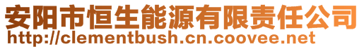 安陽(yáng)市恒生能源有限責(zé)任公司