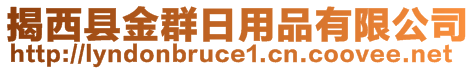 揭西县金群日用品有限公司