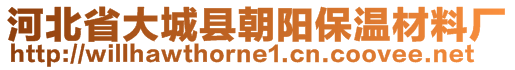 河北省大城縣朝陽保溫材料廠