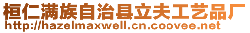 桓仁滿族自治縣立夫工藝品廠