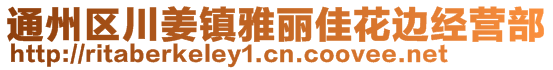 通州區(qū)川姜鎮(zhèn)雅麗佳花邊經(jīng)營部