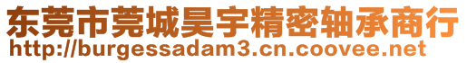 東莞市莞城昊宇精密軸承商行