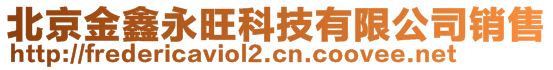 北京金鑫永旺科技有限公司銷售