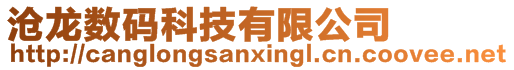 滄龍數碼科技有限公司