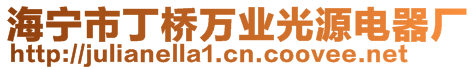 海寧市丁橋萬(wàn)業(yè)光源電器廠