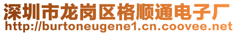 深圳市龙岗区格顺通电子厂