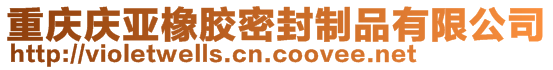 重慶慶亞橡膠密封制品有限公司