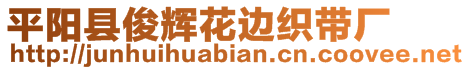 平陽縣俊輝花邊織帶廠