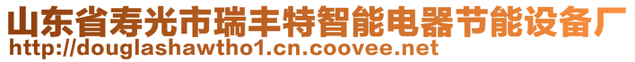 山東省壽光市瑞豐特智能電器節(jié)能設(shè)備廠