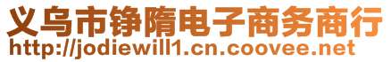 義烏市錚隋電子商務(wù)商行