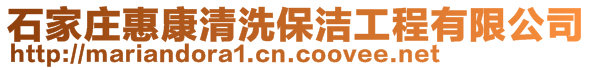 石家莊惠康清洗保潔工程有限公司