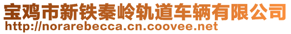 寶雞市新鐵秦嶺軌道車輛有限公司