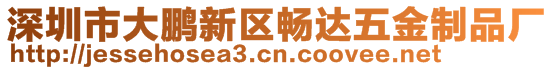 深圳市大鵬新區(qū)暢達(dá)五金制品廠