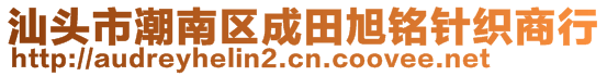 汕頭市潮南區(qū)成田旭銘針織商行