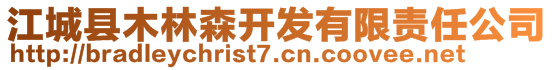 江城縣木林森開發(fā)有限責(zé)任公司