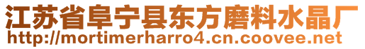 江蘇省阜寧縣東方磨料水晶廠