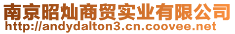 南京昭燦商貿(mào)實(shí)業(yè)有限公司