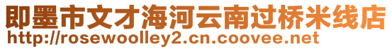 即墨市文才海河云南過橋米線店