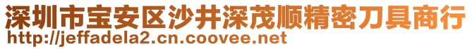 深圳市寶安區(qū)沙井深茂順精密刀具商行