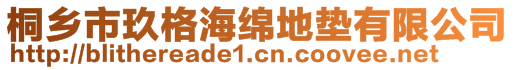 桐鄉(xiāng)市玖格海綿地墊有限公司