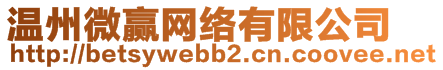 溫州微贏網(wǎng)絡(luò)有限公司