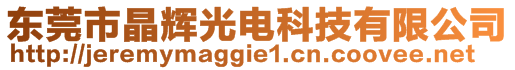 東莞市晶輝光電科技有限公司