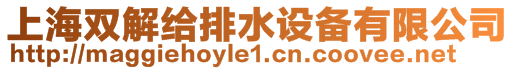 上海雙解給排水設(shè)備有限公司