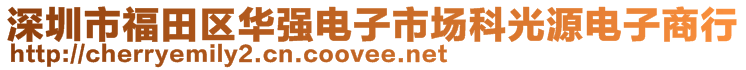 深圳市福田区华强电子市场科光源电子商行