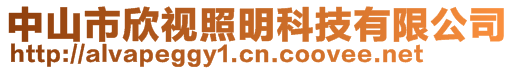 中山市欣視照明科技有限公司