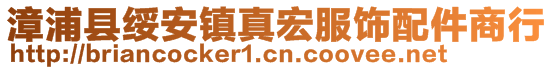 漳浦县绥安镇真宏服饰配件商行