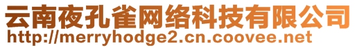 云南夜孔雀網(wǎng)絡(luò)科技有限公司