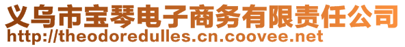 義烏市寶琴電子商務(wù)有限責(zé)任公司