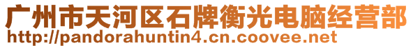 廣州市天河區(qū)石牌衡光電腦經(jīng)營(yíng)部