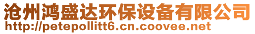 滄州鴻盛達(dá)環(huán)保設(shè)備有限公司