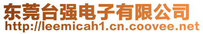 東莞臺(tái)強(qiáng)電子有限公司